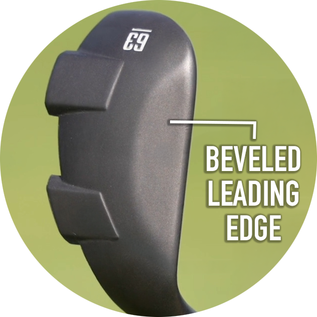 beveled leading edge