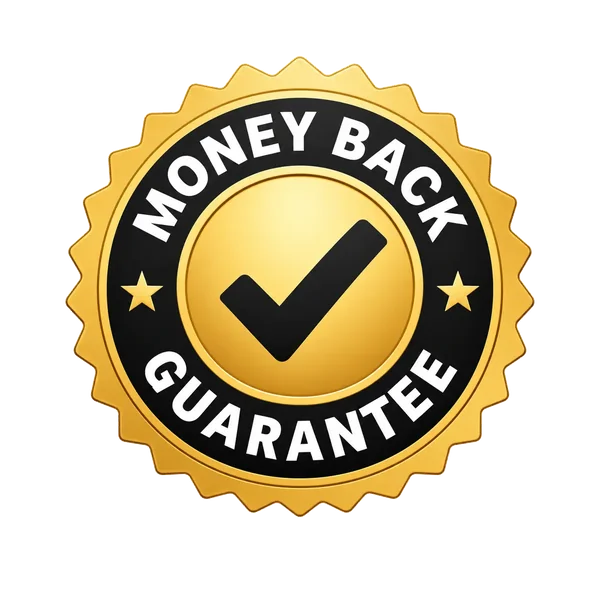 60-day money back guarantee seal